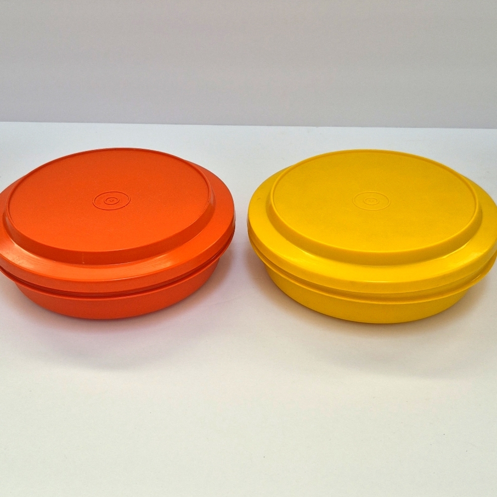 Vintage Tupperware Seal N Serve Bowls Cereal Keeper containers